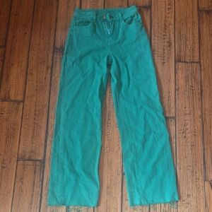 SHEIN Vibrant Green Jeans